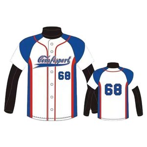 Camiseta de Béisbol de Nueva York para Hombre, Gris, Manga Corta, Cuello en V, Botones al Frente, Estampado Tackle Twill, Corte Regular, para Adultos, Todas las Temporadas - Product Image 4