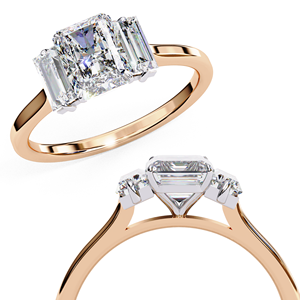 แหวนหมั้นเพชรทรงรัศมี 1.00 กะรัต เพาะเลี้ยงในห้องปฏิบัติการ ทอง 14K พร้อมใบรับรอง IGI ระดับ VS1 สี E สำหรับวันครบรอบแต่งงาน - Product Image 4
