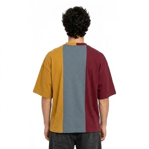 Camiseta Oversize de Algodón 100% para Hombre, Corte Holgado, Cuello Redondo, Manga Corta, Estilo Casual Urbano para Uso Diario - Product Image 6