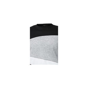 Men's Premium 100% Cotton Knitted Fleece O-<b>Neck</b> Pullover Sweatshirt Eco-Friendly Breathable Solid Embossed Printed Design Front - Product Image 2