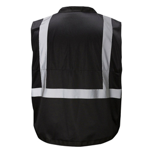 Chaleco de Seguridad Reflectante de Poliéster de Alta Visibilidad, Ropa de Alta Visibilidad para Trabajo Pesado, Chaleco para Construcción y Trabajo en Carreteras - Product Image 6