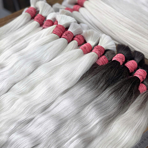 ผมแท้เวียดนามแบบขายส่ง ยี่ห้อ Rusahair สีบลอนด์ตรง เกรดเวอร์จิ้น  จัดเรียงเกล็ดผม  แบบ Super Double Drawn  ไม่ผ่านการดัด  สำหรับต่อผม - Product Image 5