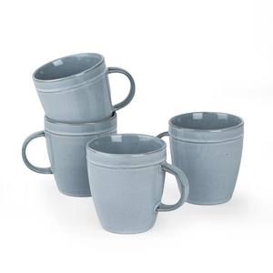 ชุดแก้วกาแฟเซรามิกคลาสสิก ดีไซน์เรียบง่าย ผิวด้านเนียนนุ่ม พร้อมหูจับถนัดมือ เหมาะสำหรับใช้ดื่มชาและกาแฟทุกวัน - Product Image 2