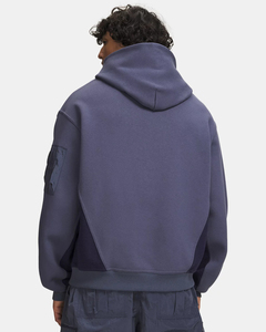 Sudadera de Corte Regular, Diseño Novedoso, 100% Algodón Felpa, Hombros Caídos, Bolsillo con Cremallera, Transpirable, Ribete Elástico - Product Image 5