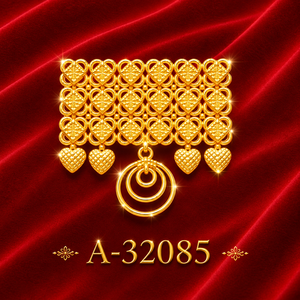 Broche géométrique en alliage plaqué rhodium avec pierres de cristal taillées en forme de cœur rouge pour accessoires de fête pour femmes A-32084 - Product Image 2