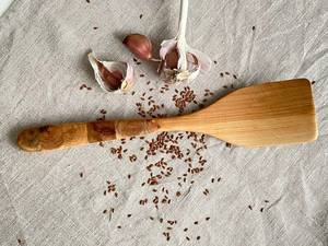 Spatule en bois, ustensile de cuisine, ornement en genévrier, ustensile de cuisine fait main, cadeau, ustensile de cuisine, cadeau de pendaison de crémaillère - Product Image 5