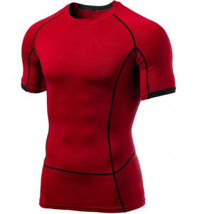 Novedades: Camiseta de compresión de manga corta para hombre, de alta calidad, cómoda, transpirable, de alta elasticidad, para MMA. - Product Image 3