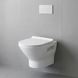 Export Quality European Style Wall Hung Toilet <b>Ceramic</b> Wall Mounted WC <b>Pan</b> Modern Bathroom Sanitary Ware - Product Image 6