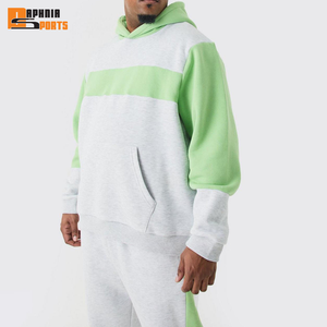 Conjunto Deportivo para Hombre, Modelo 2026, Ecológico, Transpirable, Casual, de Color Sólido, con Paneles de Felpa, Sudadera con Capucha y Pantalones, Estilo Urbano - Product Image 1