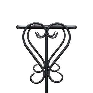 Espositore per Piante a 5 Ripiani Nero Quadrato per Interni/Esterni, Arredamento da Patio per Contenere Piante e Fiori - Product Image 5