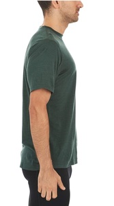 Camisetas de Hombre 100% Lana Merino, Corte Ajustado, Manga Corta, Cuello Redondo, Transpirables, con Diseño Gráfico o Lisas - Product Image 3