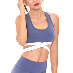 Nuevo Estilo, Moda, Marca Privada, Alta Calidad, Spandex/Nylon, Transpirable, Secado Rápido, Sujetador Deportivo de Yoga, Soporte Medio Frontal, para Mujer - Product Image 5