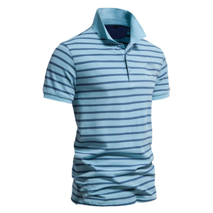 Men Clothing New Fashion Cotton Polyester Polo <b>Shirt</b> Men Stand <b>Collar</b> High Quality Short Sleeve Men Polo <b>T</b>- <b>Shirt</b> For Golf Wears - Product Image 3