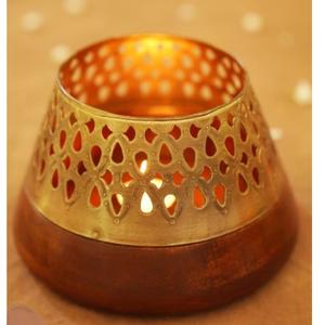 Durable Handmade Design Votives <b>Table</b> Decor <b>Christmas</b> <b>Gift</b> Metal Candle Votive Holder Custom Shape Set of 2 Candle Holder - Product Image 5