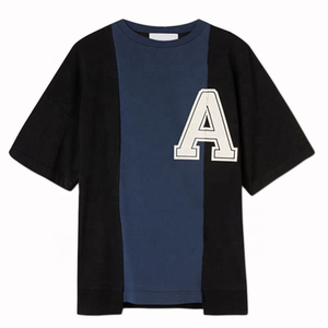 Camiseta personalizada de 230 GSM, 100% algodón, para hombre, con estampado de letras, estilo urbano, de alta calidad, al por mayor. - Product Image 1