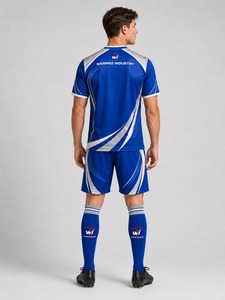 Soccer Uniform Advanced Soccer Team Apparel Full Sublimation Jersey And Shorts Comfortable Breathable <b>Athletic</b> Wear For Practice - Product Image 3