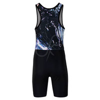 Trajes de Lucha Personalizables con MOQ Bajo - Tela Elástica y Transpirable de Spandex/Poliéster, Diseño Nuevo de Alta Calidad