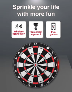 Cible de fléchettes électronique d'intérieur Advanced Collection, 6 fléchettes avec 24 pointes de rechange - Product Image 6