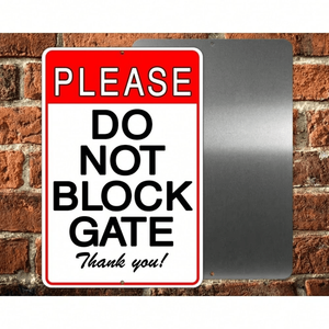 CIFbuy Segnale Metallico Impermeabile per Vialetto Privato - Proibito Parcheggiare per Uso Commerciale - Segnali Stradali per Ritiro Ordini TikTok e Temu - Product Image 3