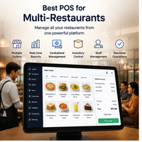 Perangkat Lunak POS Canggih untuk Manajemen Multi-Restoran Berbasis Cloud dengan Aplikasi Mobile Multi-Platform Versi Internet Tersedia