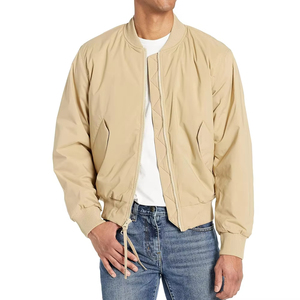 Chaquetas Bomber para Hombre de Alta Calidad, Logotipo Impreso Personalizado, Marca Privada, Ropa de Invierno, OEM Personalizable - Product Image 1