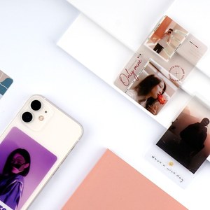 Impression personnalisée de photocartes transparentes en PET de 70x100 mm, grandes photocartes transparentes d'idols K-pop, emballées individuellement, Corée - Product Image 5