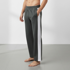 Pantalones de Moda para Hombre, Estilo Flare, con Logotipo Personalizado, Transpirables, de Algodón y Felpa, Cintura Media, Estilo Urbano y Casual - Product Image 2
