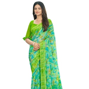 Nouveau Design Set sage Disponible Chiffon sari pour la vente en ligne - Product Image 1