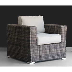 Chaise de patio confortable entièrement assemblée avec coussins moelleux pour la détente en plein air - Product Image 3
