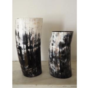 Premium Quality Hand Blown Short Horn Glass Tumbler With Unique Horn Shape Design For Home And Bar Use At Cheapest Price - Product Image 5