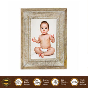 Good Quality Modern Design <b>Wall</b> Decorative Handmade White Wash Color Solid Mango Wood Photo <b>Frame</b> for Genuine Buyers - Product Image 3
