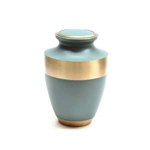 Handmade Brass Cremation Urn for Adult Ashes - <b>Large</b> Metal Funeral Urn - Elegant Decorative <b>Memorial</b> Vase - Durable Burial Pot - Product Image 3