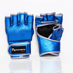 Gants de MMA en cuir de haute qualité à demi-doigts pour l'entraînement de boxe, légers et respirants - Product Image 5