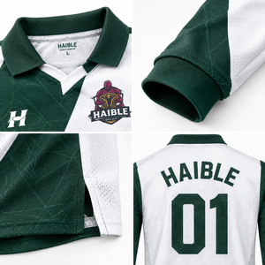 Men's Custom Field Hockey Goalkeeper Jersey-180GSM Recycled Polyester Long Sleeve Soccer Goalie <b>Shirt</b> OEM - Product Image 4