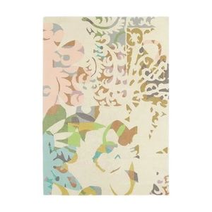 Alfombra anudada a mano antideslizante de diseño Floral, alfombra sintética suave y sedosa, juegos de alfombras hechas a mano bordadas, algodón al por mayor - Product Image 1