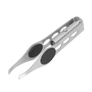 Ensemble de pinces à sourcils professionnelles en acier inoxydable avec étui, logo personnalisé, durables, écologiques, légères et aiguisées - Product Image 3