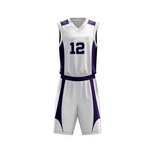 Maillot de basket-ball professionnel au meilleur prix, de haute qualité, en tissu respirant, avec design imprimé, ensemble uniforme de basket-ball - Product Image 3