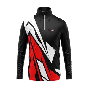Nouvel Arrivage – Chemise Polaire Décontractée à Demi-Zip, Coupe Classique, Imprimée sur Mesure, Respirante, en Tissu Tricoté Polyester Teint Uni pour l'Hiver - Product Image 1