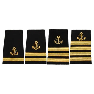Epaulettes de alta calidad con bordado uniforme, insignias de hombro, logotipo ensamblado, tela para coser, personalizadas y ecológicas - Product Image 1