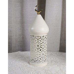 Portavelas Decorativo para el Hogar, Estilo Minarete, Hecho a Mano, Color Personalizado, para Ramadán, Eid, Diwali, Acción de Gracias - Product Image 1