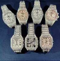 Montre analogique classique de sport pour homme, luxe, mécanique, quartz, acier inoxydable, caoutchouc, cristal saphir, diamant, édition limitée