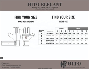 Diseño personalizado Guantes de portero Guantes de Portero profesional Beneficio Guantes de portero de la mejor calidad Color blanco y negro - Product Image 4