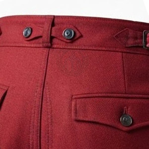 Reproduction de pantalon de combat allemand en toile droite légère, avec panneaux détaillés, poches pratiques et robustes. - Product Image 6
