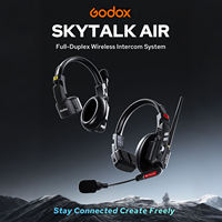 Système d'intercom sans fil full-duplex pour 3 personnes G/odox SkyTalk Air 3S (2,4 GHz)