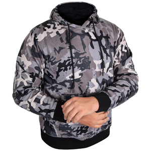 เสื้อฮู้ดลายพรางผู้ชายขายส่ง เสื้อฮู้ดลายพรางสไตล์ฮิปฮอป - Product Image 4