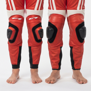 Pantalones de Cuero para Motociclistas Profesionales, Pantalones de Cuero Personalizados para Carreras de Motos, Pantalones de Cuero de Protección para Motociclistas, Unisex - Product Image 4