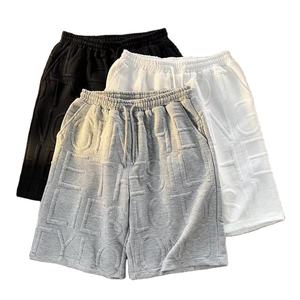 Pantalones cortos holgados transpirables informales para hombre con diseño de logotipo personalizado OEM, pantalones cortos deportivos informales para playa - Product Image 1