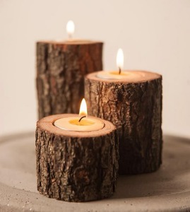Remarkable Wooden Candle <b>Holder</b> Decorative Statement Piece Enhancing Interior Ambiance With Natural Wooden Beauty - Product Image 1