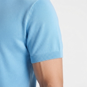 T-shirts de sport pour hommes de haute qualité, personnalisables, respirants, 180 grammes, design vierge, motif à carreaux, col rond, coupe classique - Product Image 6