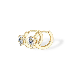 ต่างหูเพชรทองคำขาวคุณภาพสูงทรงวินเทจเจียระไนแบบบริลเลียนท์ สี F ความสะอาด VVS สำหรับงานแต่งงาน ผู้หญิง ขายส่ง ผู้จัดจำหน่ายอาลีบาบา - Product Image 1